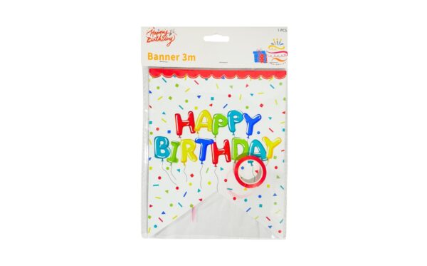 3M Banner 'Happy Birthday'
