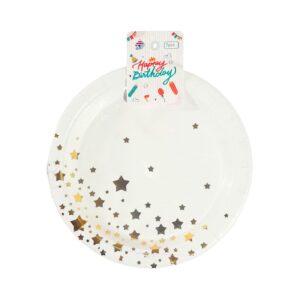 7pk 7" Paper Plate w/ Stars Print