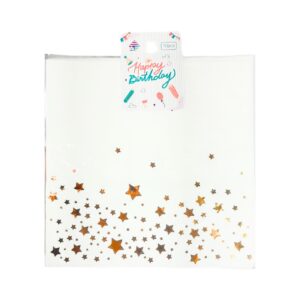 10pk Napkins w/ Gold Stars