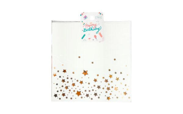 10pk Napkins w/ Gold Stars