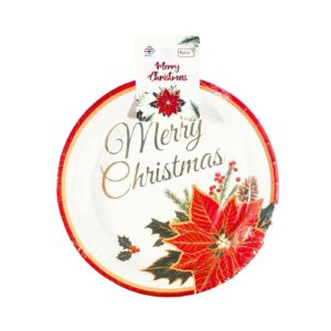 6pk 7" Paper Plate 'Christmas'