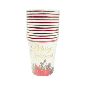 12pk 9oz Paper Cup 'Christmas'