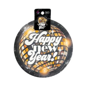 8pk 7" Paper Plate 'New Year'