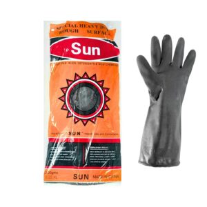 Black Heavy Duty Rubber Glove Size XL Only