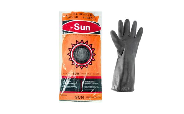 Black Heavy Duty Rubber Glove Size XL Only