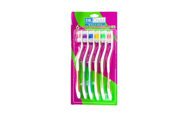 6pk Toothbrush 'Dr. Crust'
