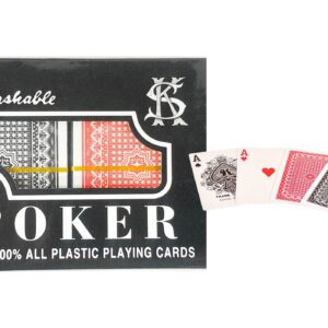 2pk Plastic Playing Card