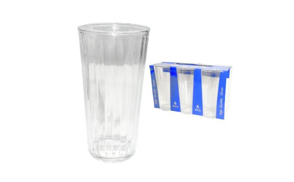 6pc 200ml Glass Tumbler