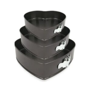 3pcs Heart Shaped Springform Cake Pans