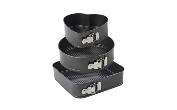 3pcs Asst Shapes Springform Cake Pan