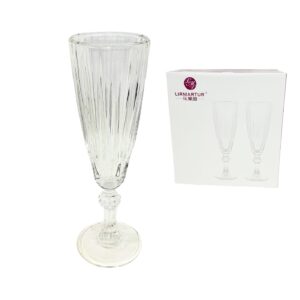 6pc 150ml Fluted Wine Glass w/ Vertical Ridges