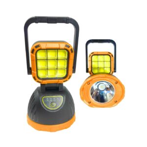 Rechargeable Work Light w/ AC & Solar Charging Capabilities