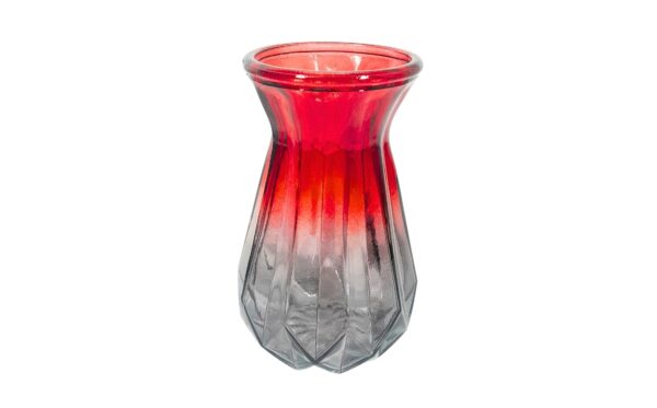 7cm x 14cm Glass Vase w/ Flare Base