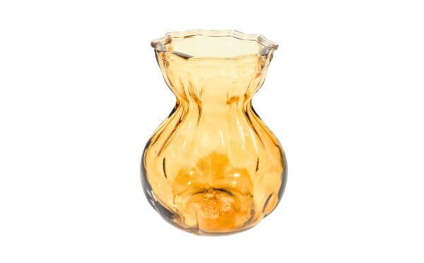 7" High Oval Glass Vase - Image 2