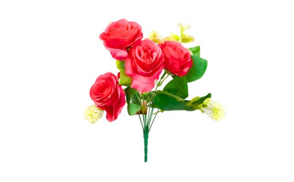5 Head Roses on 12" Stem - Image 2