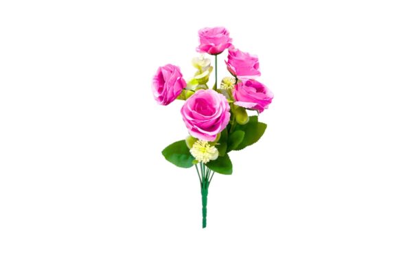 5 Head Roses on 12" Stem - Image 3