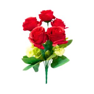5 Head Roses on 12" Stem