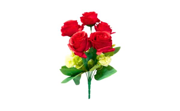 5 Head Roses on 12" Stem
