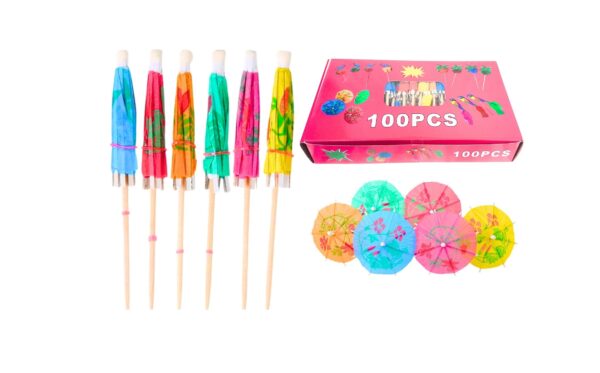 100pk Umbrella Picks in Box