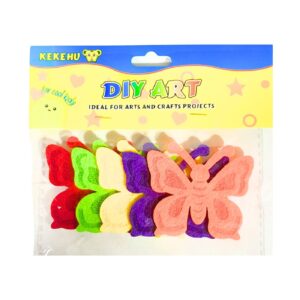 5pk 2.5" Felt Craft Butterfly