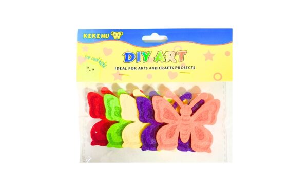5pk 2.5" Felt Craft Butterfly