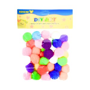 38pk 2cm Craft Pom Poms