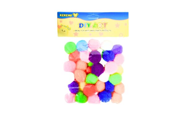 38pk 2cm Craft Pom Poms