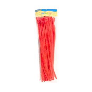 50pk 30cm Red Chenille Craft Stem