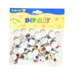 60pk 1.5cm Colored Craft Eyes