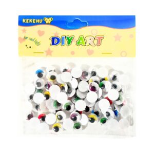 100pk 1cm Colored Craft Eyes