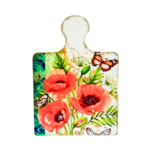 5 1/4" x 7 1/4" Paddle-Shaped Ceramic Plaque