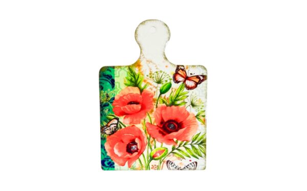 5 1/4" x 7 1/4" Paddle-Shaped Ceramic Plaque