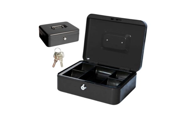 11 3/4" x 8 1/2" Metal Cash Pan w/ Plastic Inner Tray - Image 4