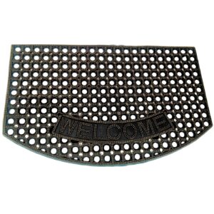 Welcome Rubber Door Mat 49cm x 79cm