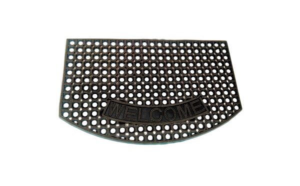 Welcome Rubber Door Mat 49cm x 79cm