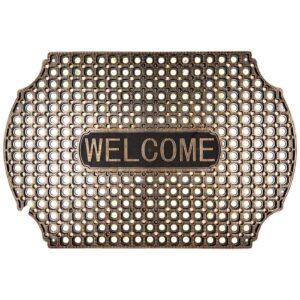 Welcome Rubber Door Mat 60cm x 88cm