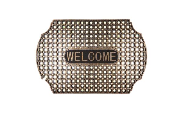 Welcome Rubber Door Mat 60cm x 88cm