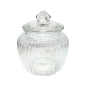 10cm x 16cm Pumpkin Shaped Glass Jar