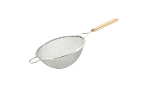 10" Wire Strainer w/ Wood Handle