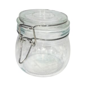 4" x 4" Glass Preserve Jar