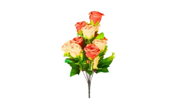 10 Head Rose Buds on 15" Stem - Image 3