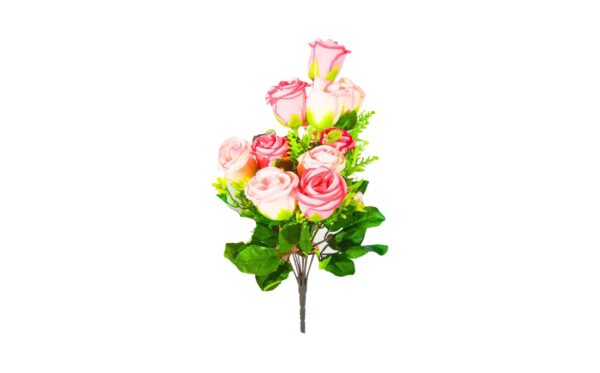 10 Head Rose Buds on 15" Stem - Image 2