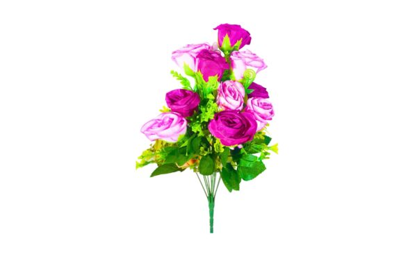 10 Head Rose Buds on 15" Stem - Image 5