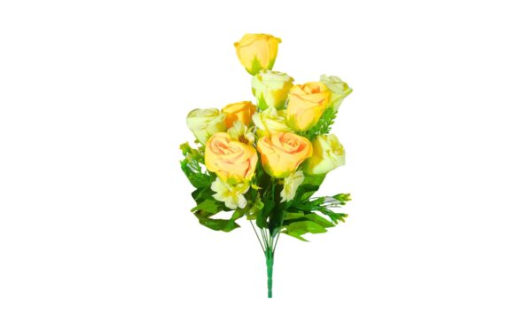 10 Head Rose Buds on 15" Stem - Image 4