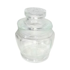6cm x 9cm Hexagonal Glass Jar