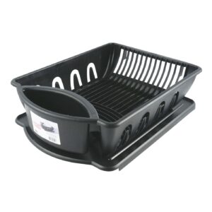 2pc 21" Large Black Sink Set 'Sterilite'