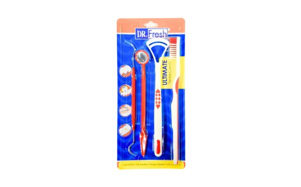 4pc Plastic Dental Kit 'Dr. Fresh'