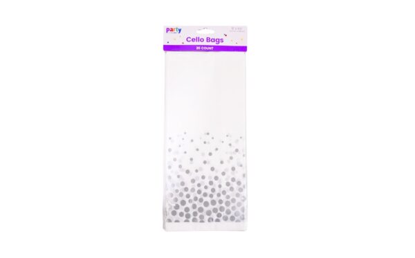 20ct 11.5" Cello Bag 'Birthday Dots' - Image 2
