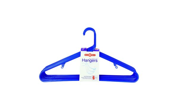 6pk Adult Tubular Plastic Hanger 'Imperial'