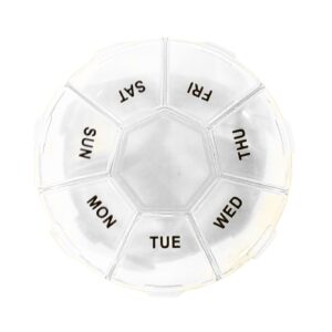 7 Day Round Pill Organizer